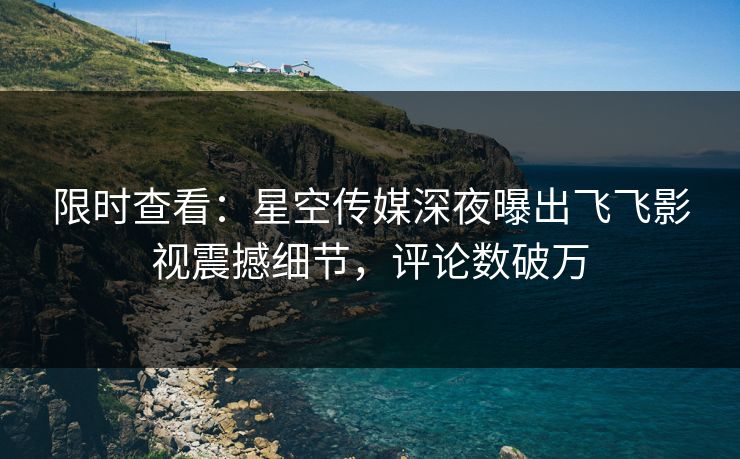 限时查看：星空传媒深夜曝出飞飞影视震撼细节，评论数破万